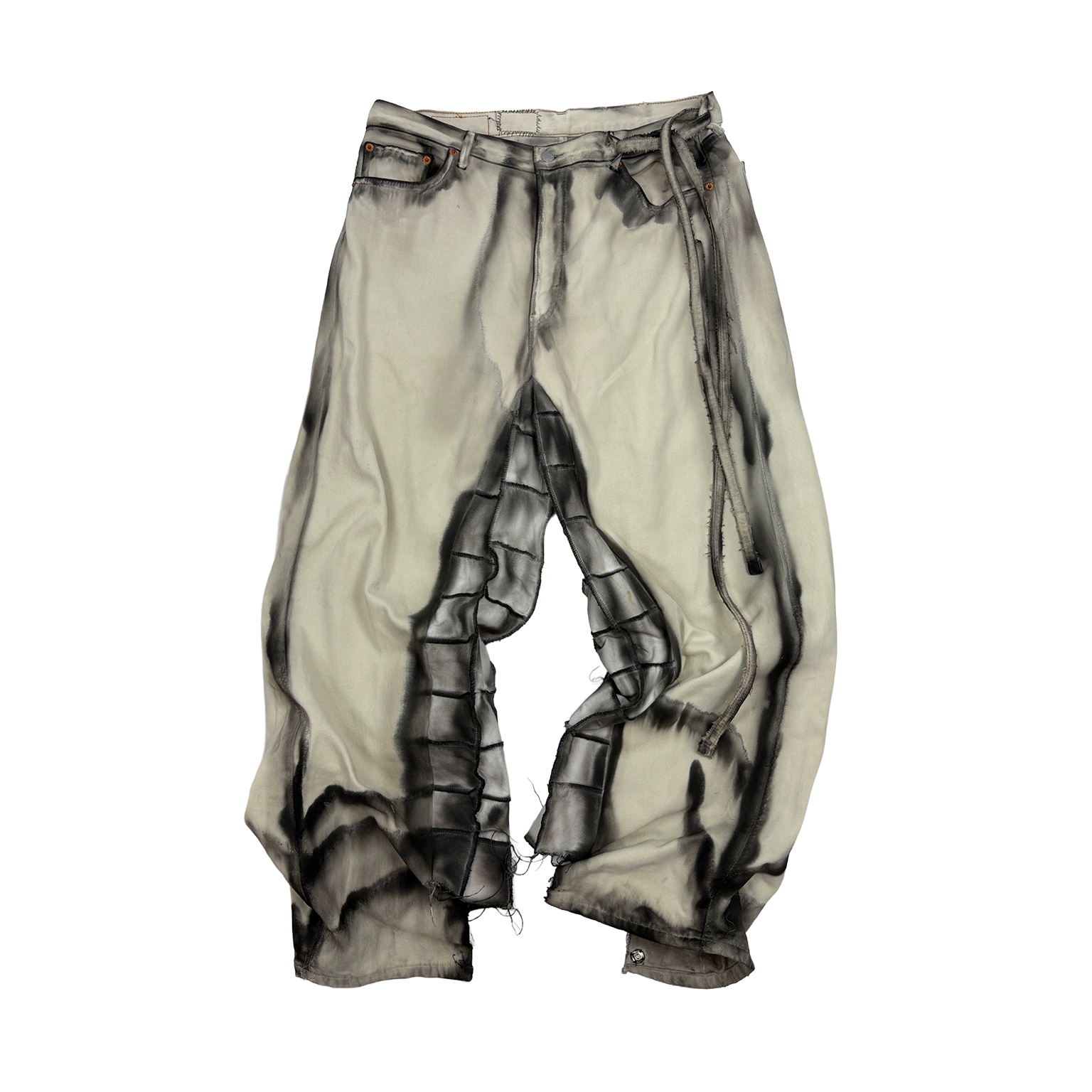 SPLITED MOLDY DENIM