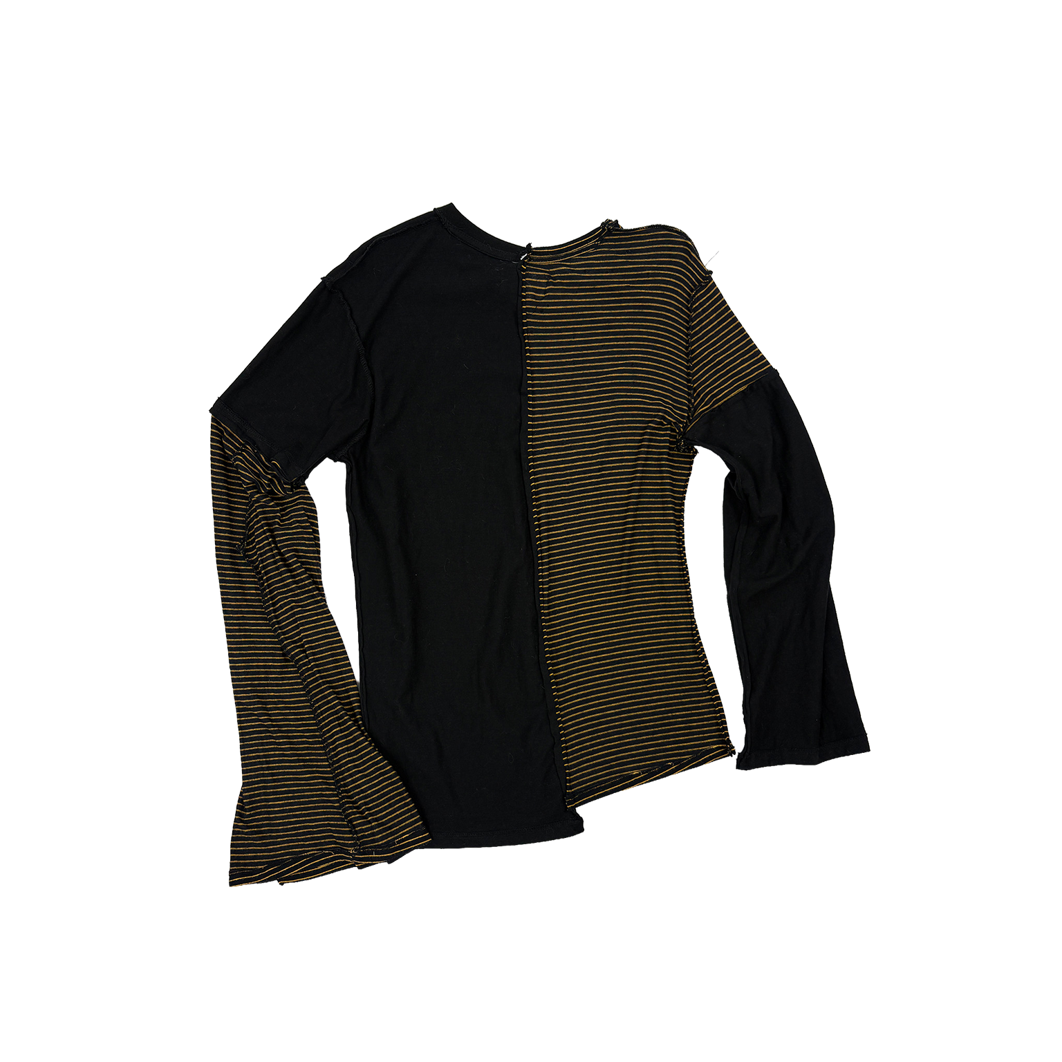 STRIPED PATCHED LONGSLEEVED