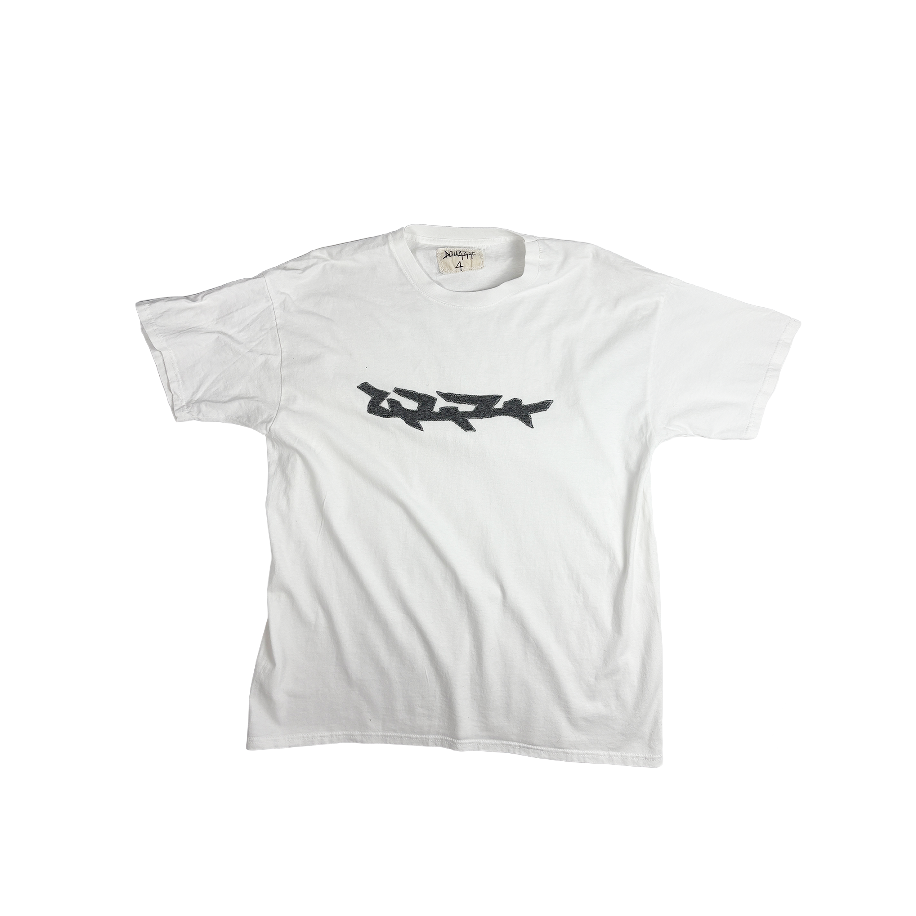 SEWN GREY LOGO TEE