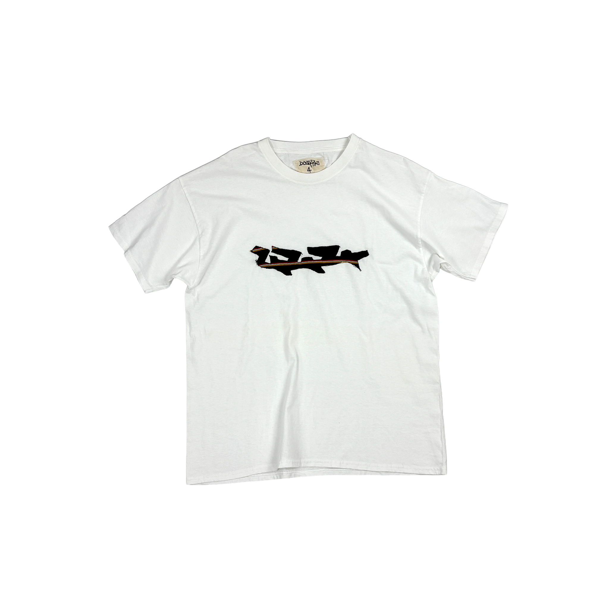 SEWN STRIPES LOGO TEE