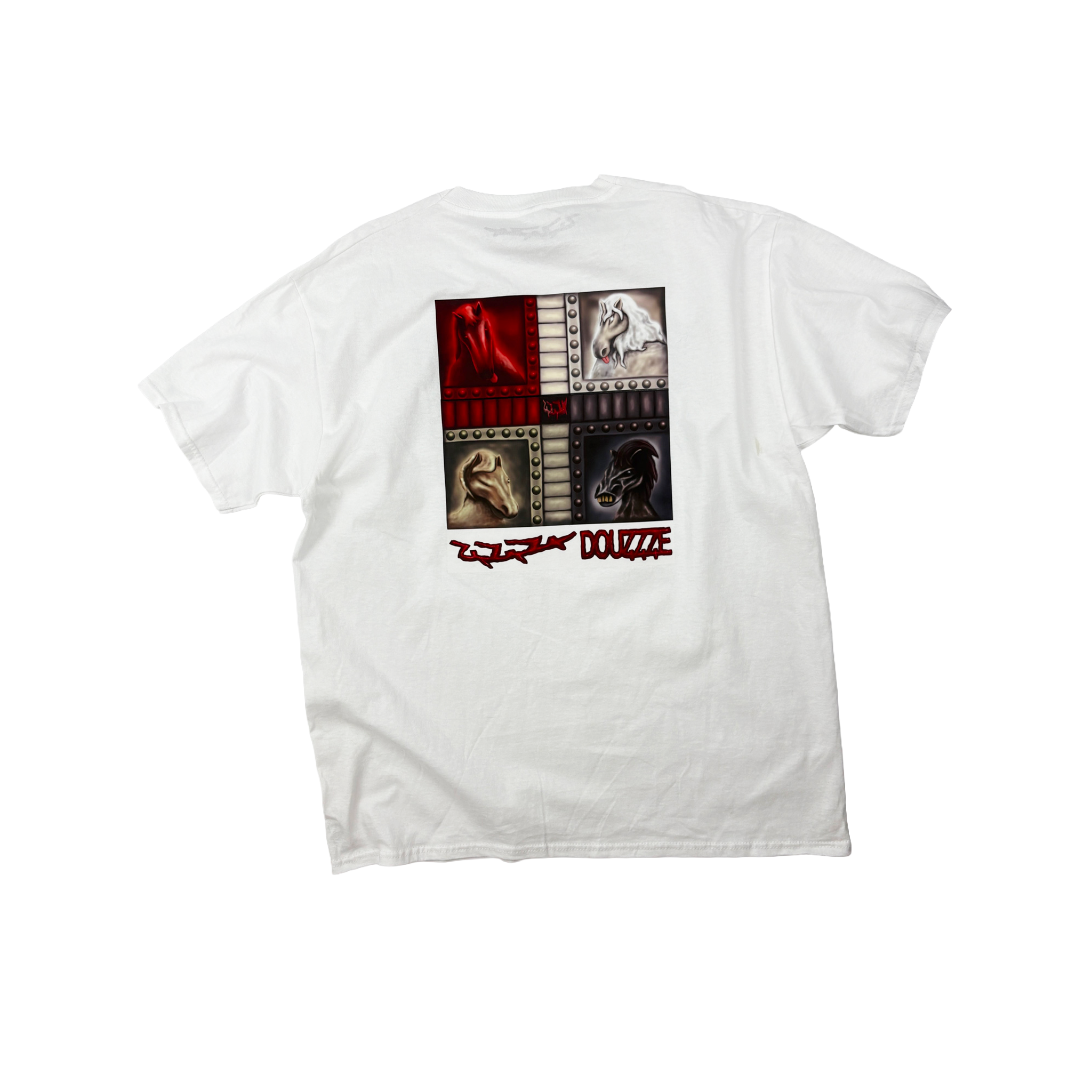SHREDDED LITTLE HORSES TEE