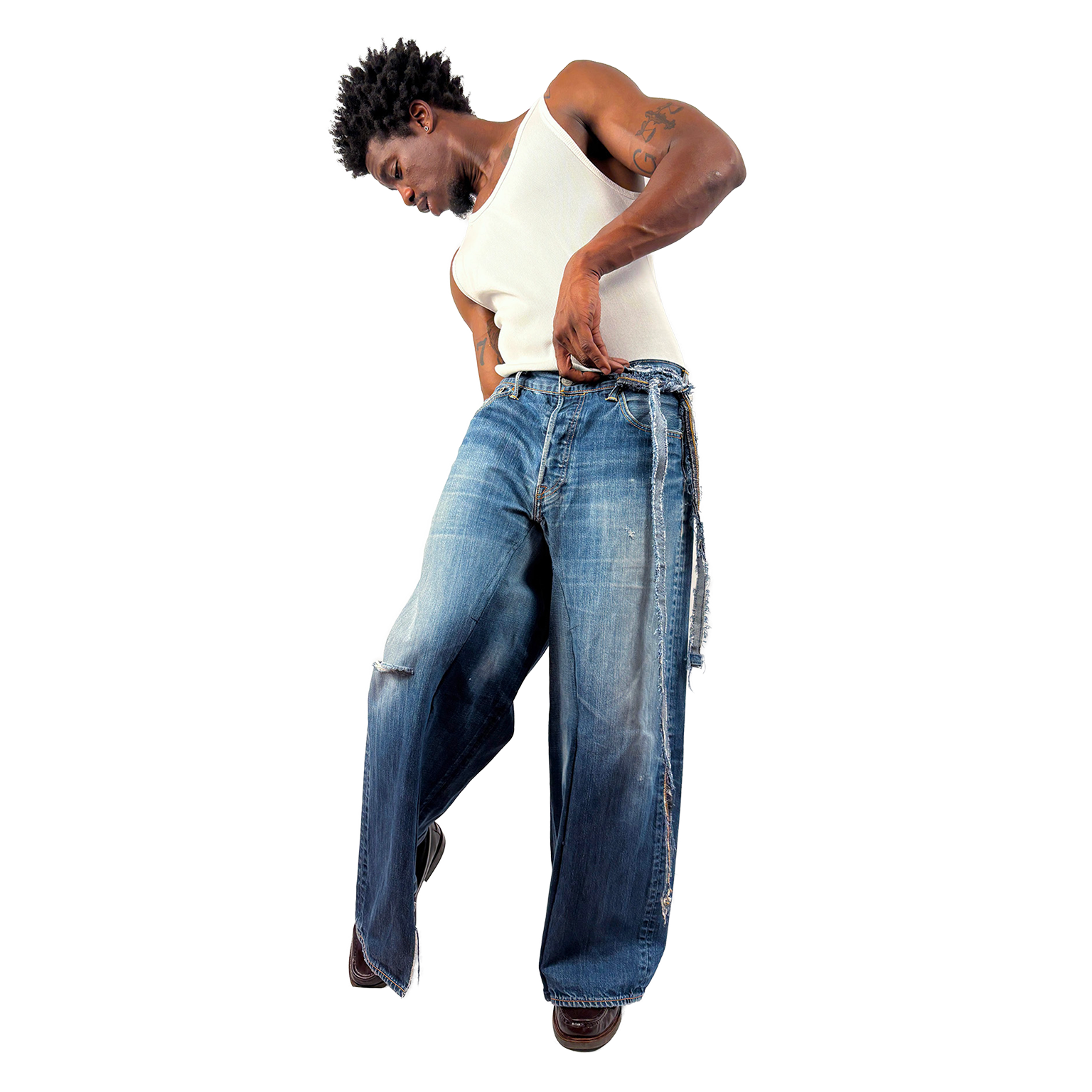 SPLITED DENIM