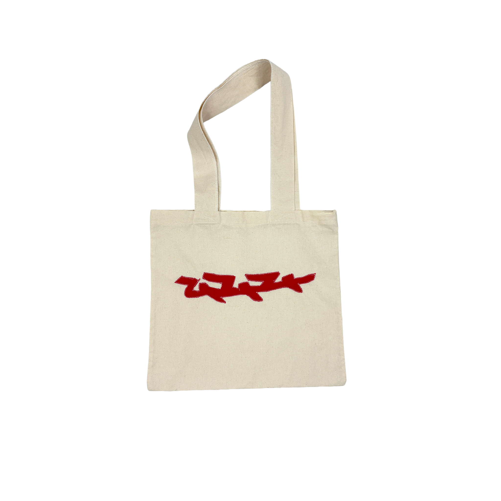 RED LOGO TOTE BAG