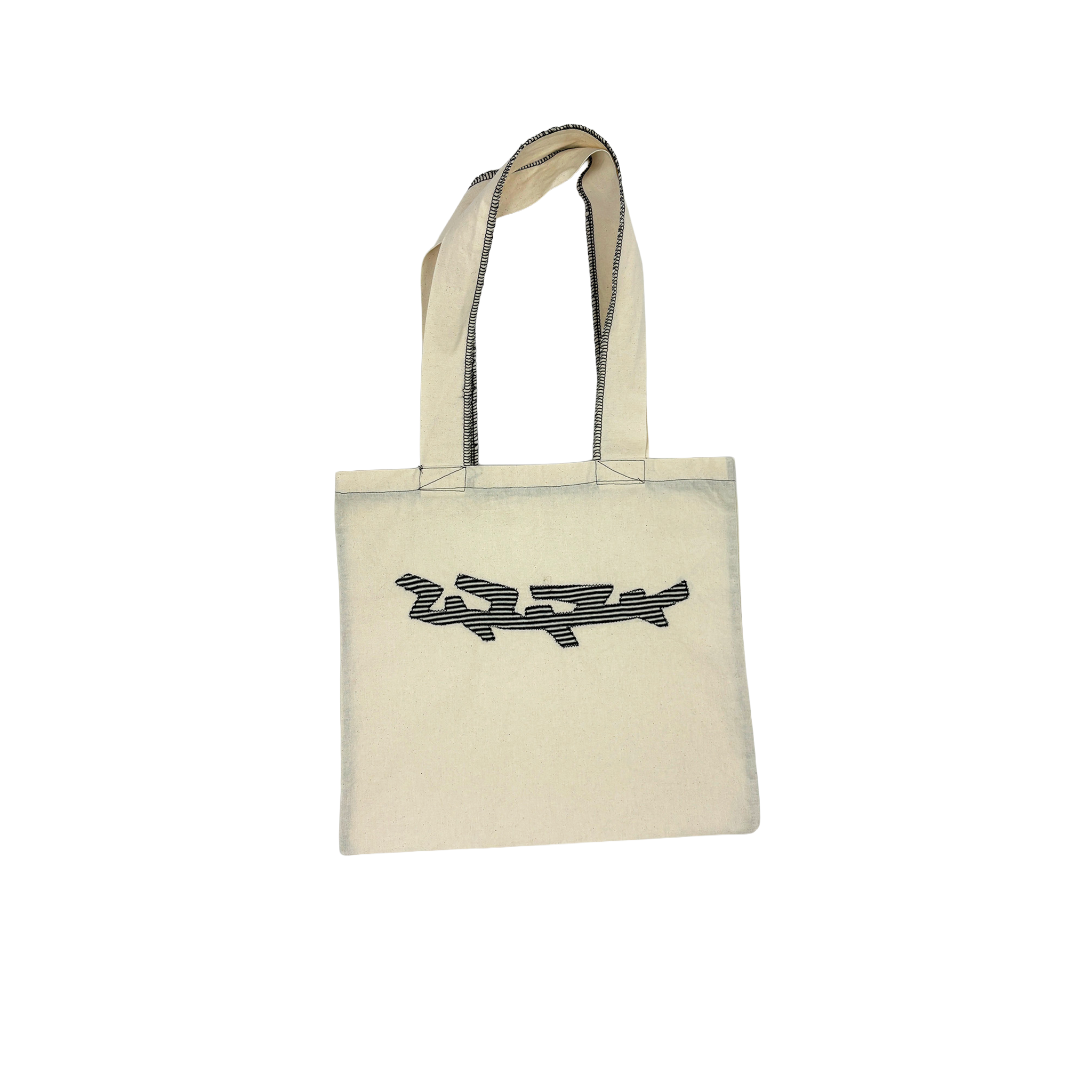STRIPES LOGO TOTE BAG